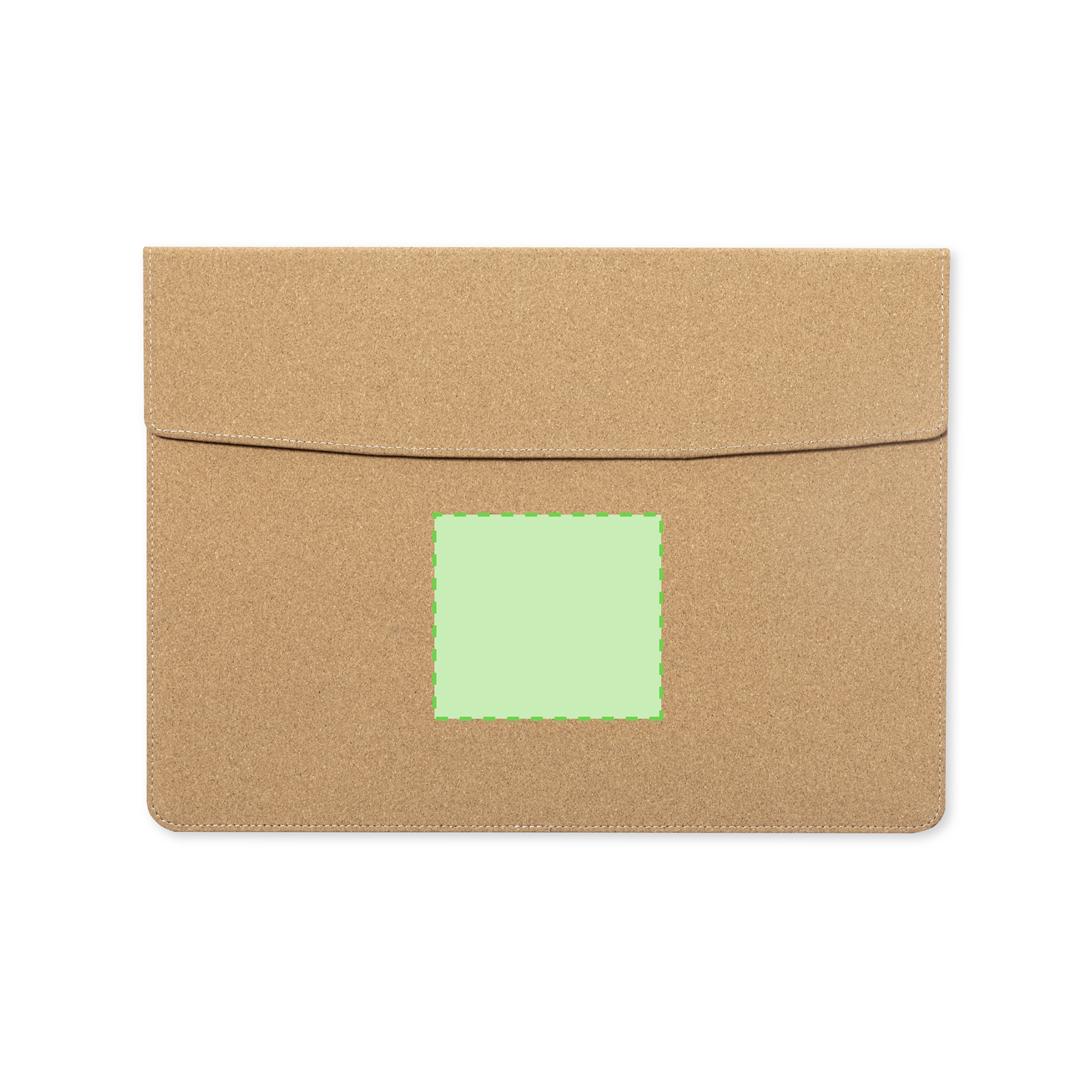 Funda para portátil de corcho natural sin acolchado