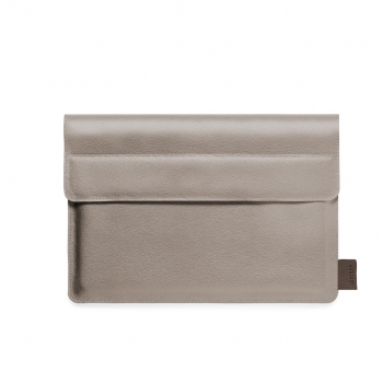 Funda acolchada para portátil de cuero vegano reciclado