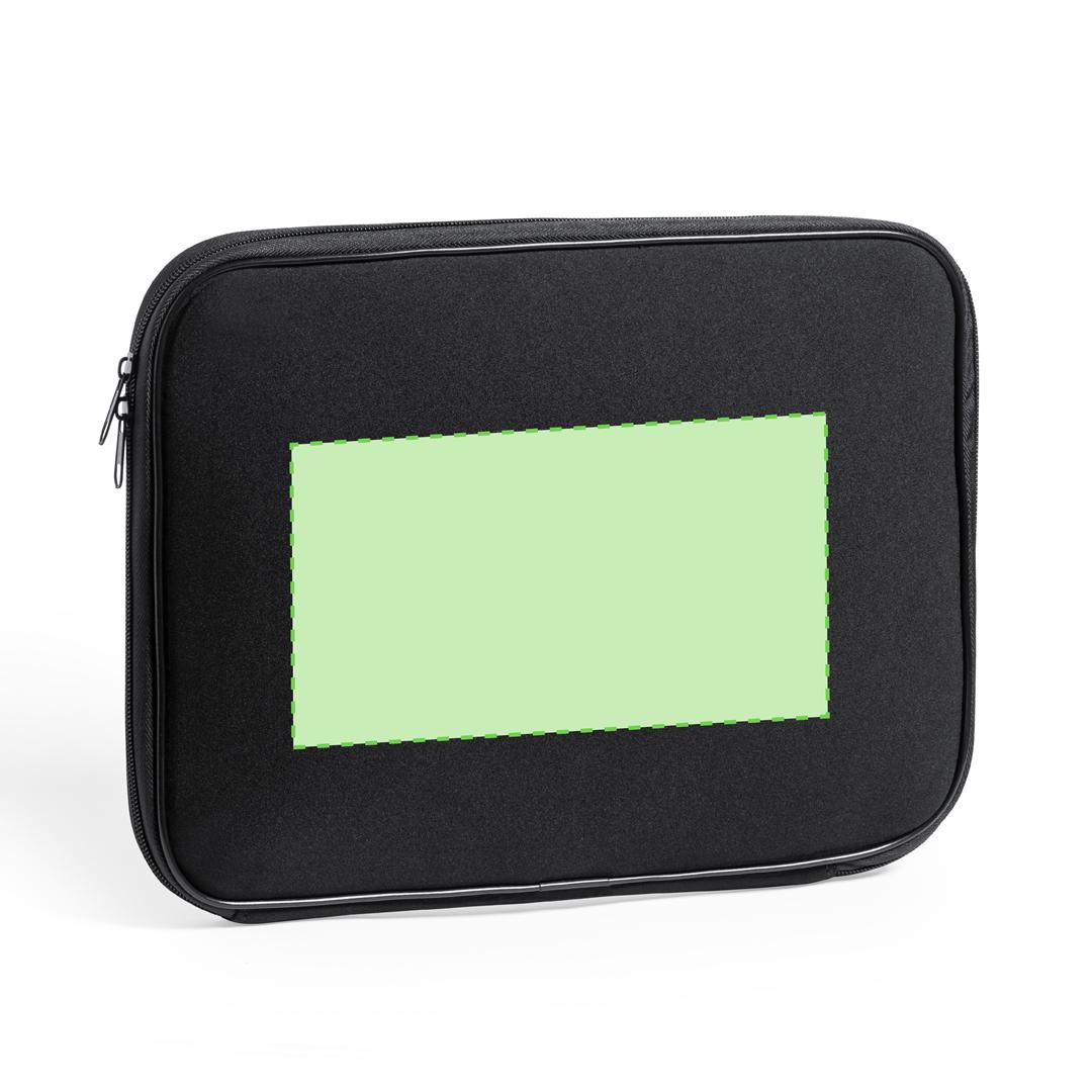 Funda para ordenador portátil de soft shell con cierre seguro