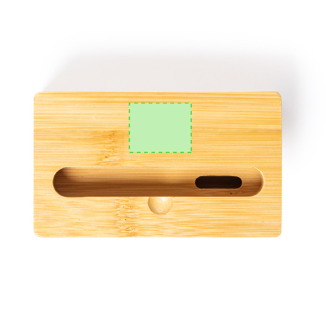 Amplificador de sonido acústico de bambú natural sin batería
