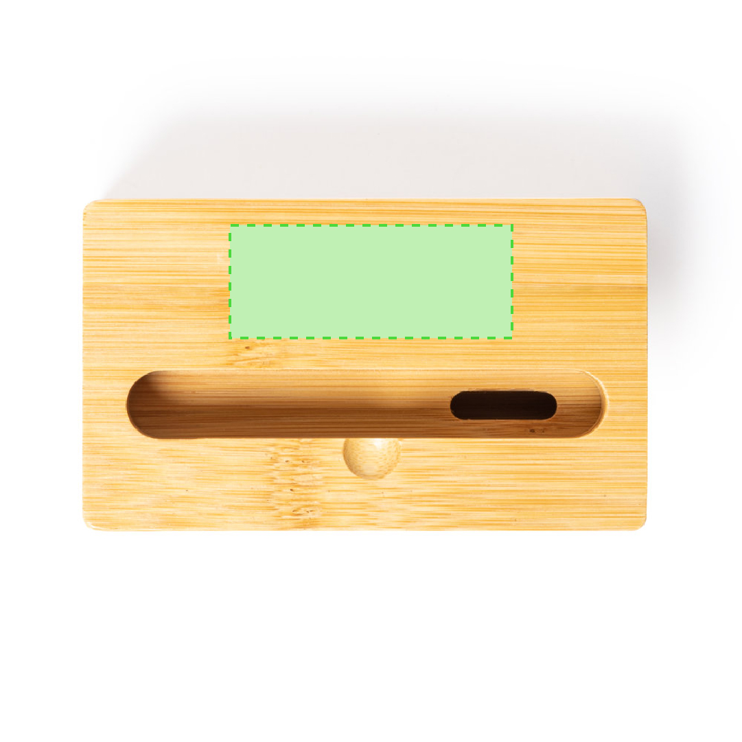 Amplificador de sonido acústico de bambú natural sin batería