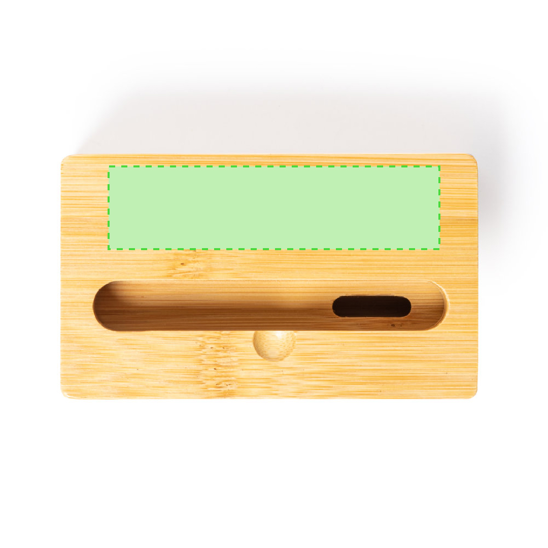 Amplificador de sonido acústico de bambú natural sin batería