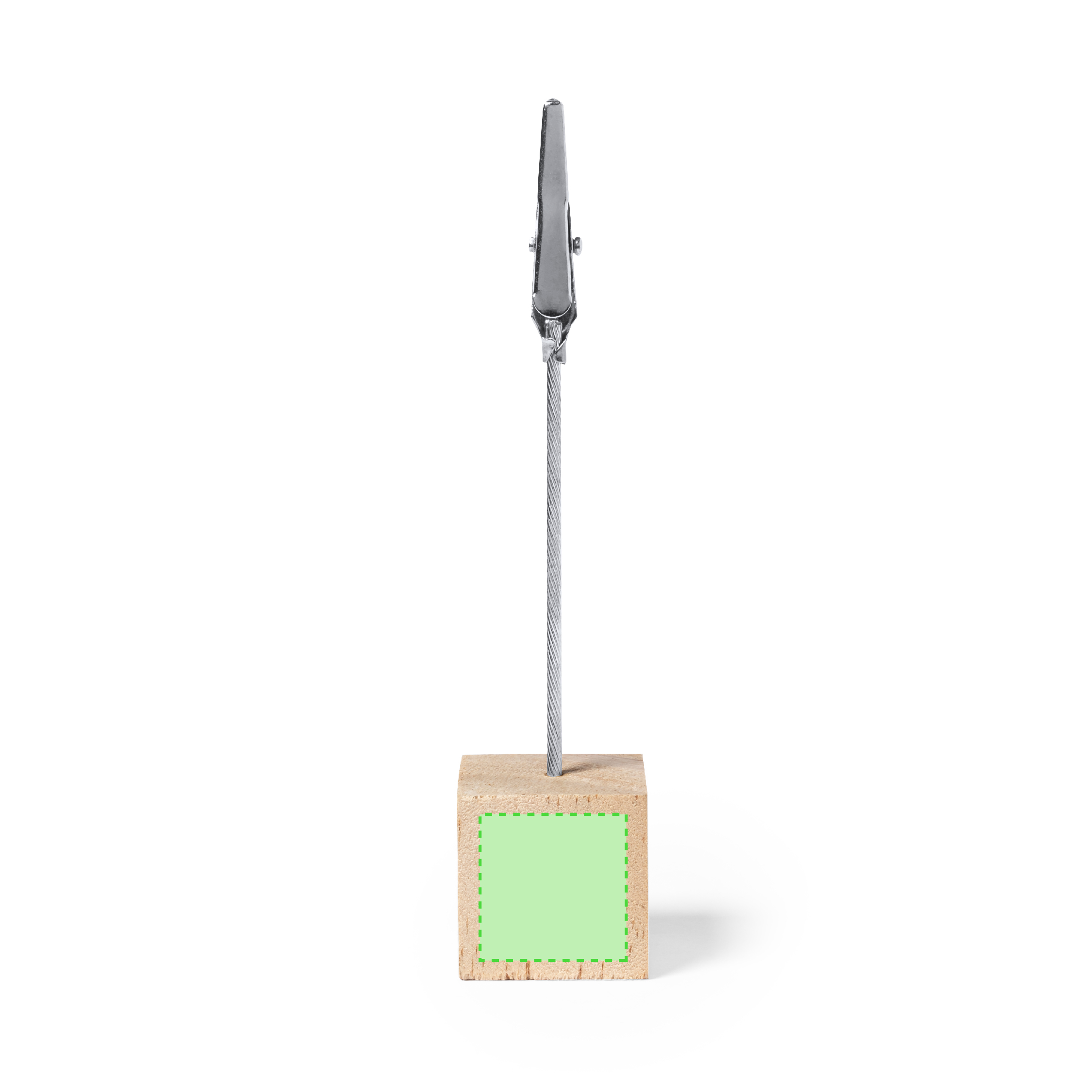 Clip de madera natural para documentos