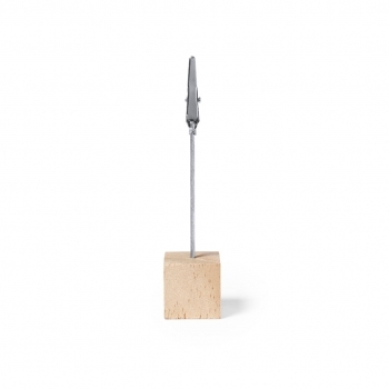 Clip de madera natural para documentos