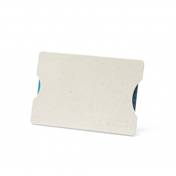 Tarjetero de caña de trigo con protección RFID línea nature
