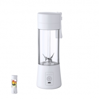 Licuadora portátil 380 ml y 150 W con batería USB-C 2000 mAh — limpiador y pinza incluidos