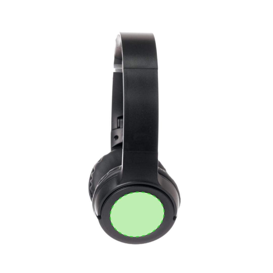Auriculares plegables de diadema Bluetooth 5.0 con cuerpo y almohadillas a juego en variados colores