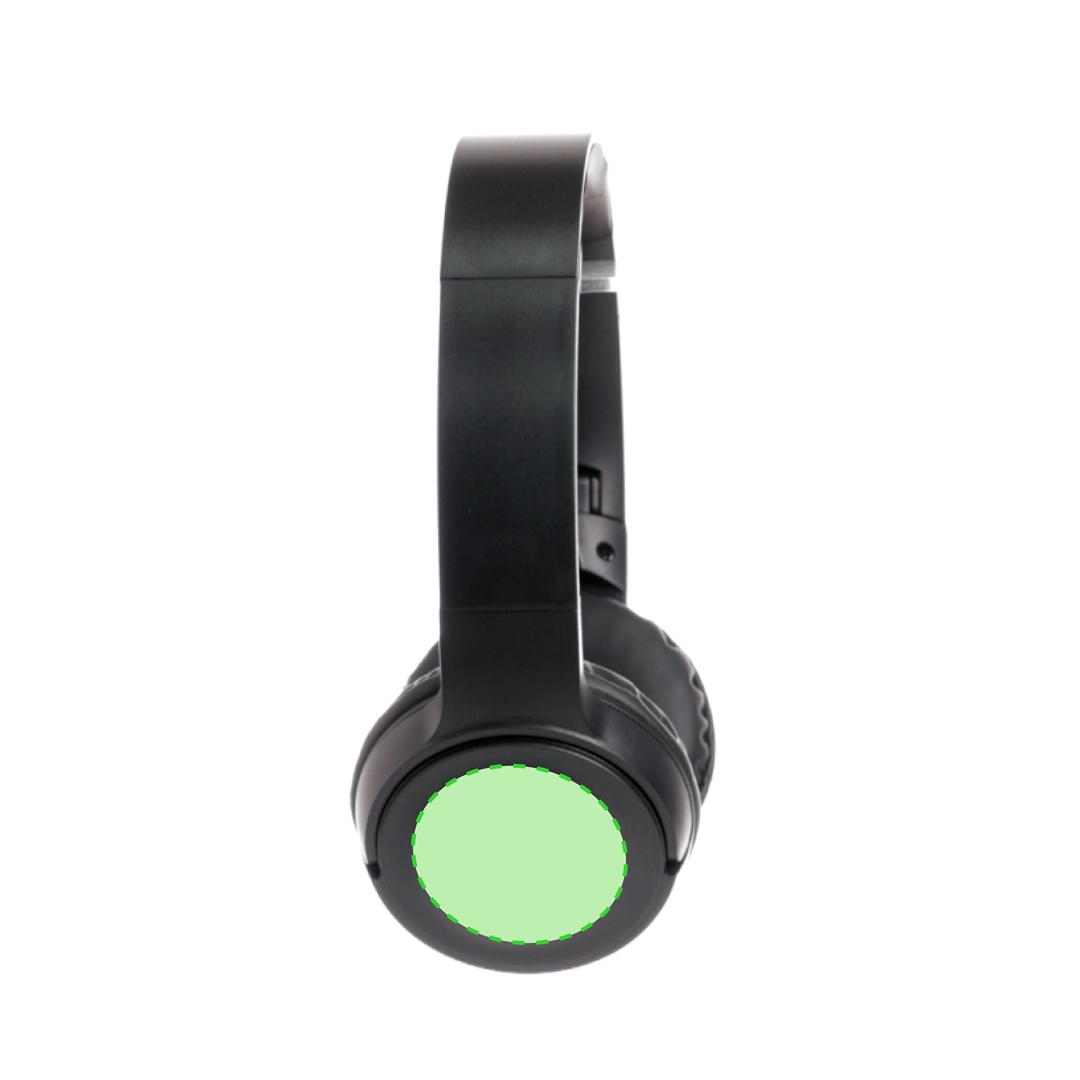 Auriculares plegables de diadema Bluetooth 5.0 con cuerpo y almohadillas a juego en variados colores