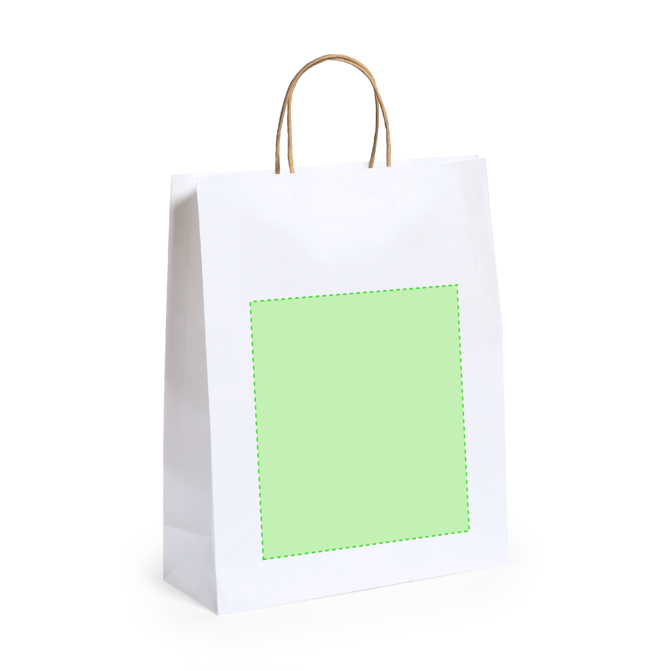Bolsa de material mixto asas cortas mini 25×31 cm farmacia