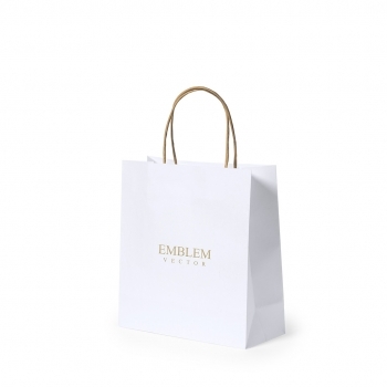 Bolsa de material mixto asas cortas XS 22×23 cm