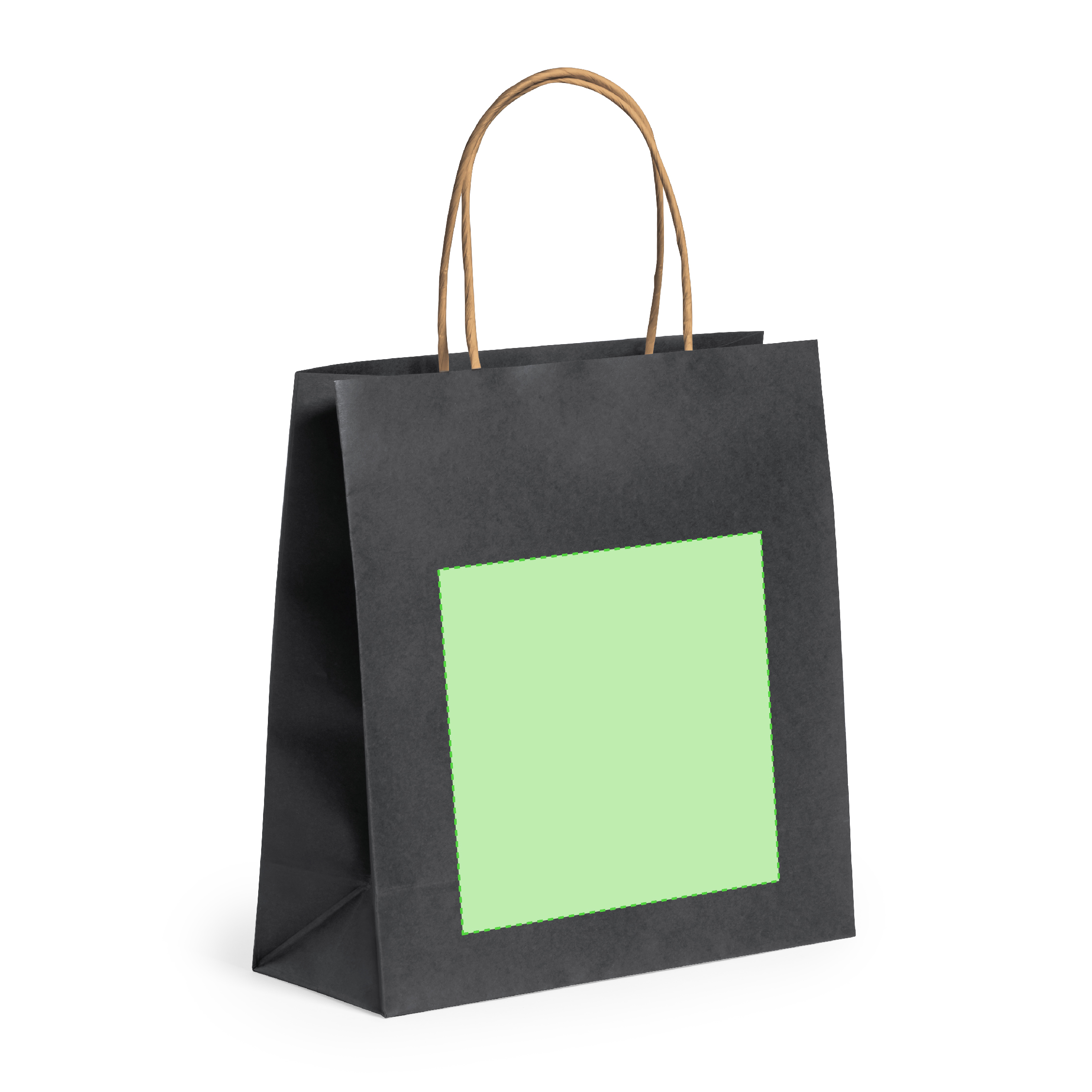 Bolsa de material mixto 22×23 cm mini multicolor asas cortas
