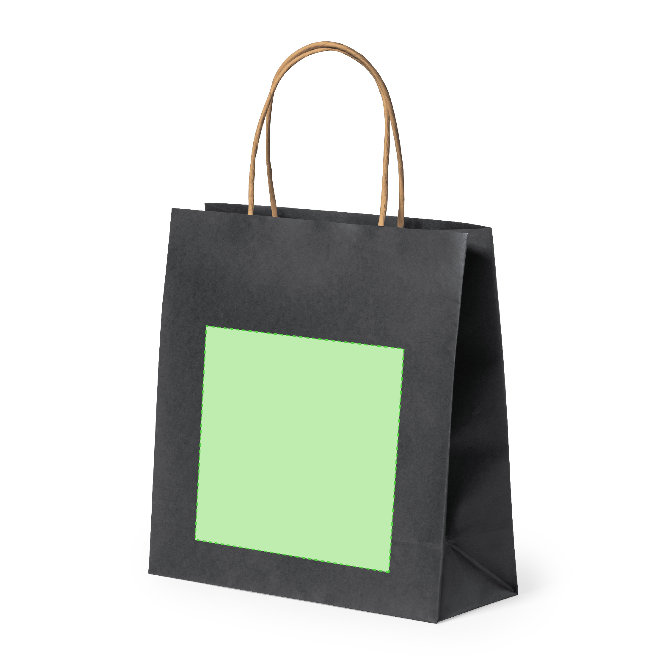 Bolsa de material mixto 22×23 cm mini multicolor asas cortas