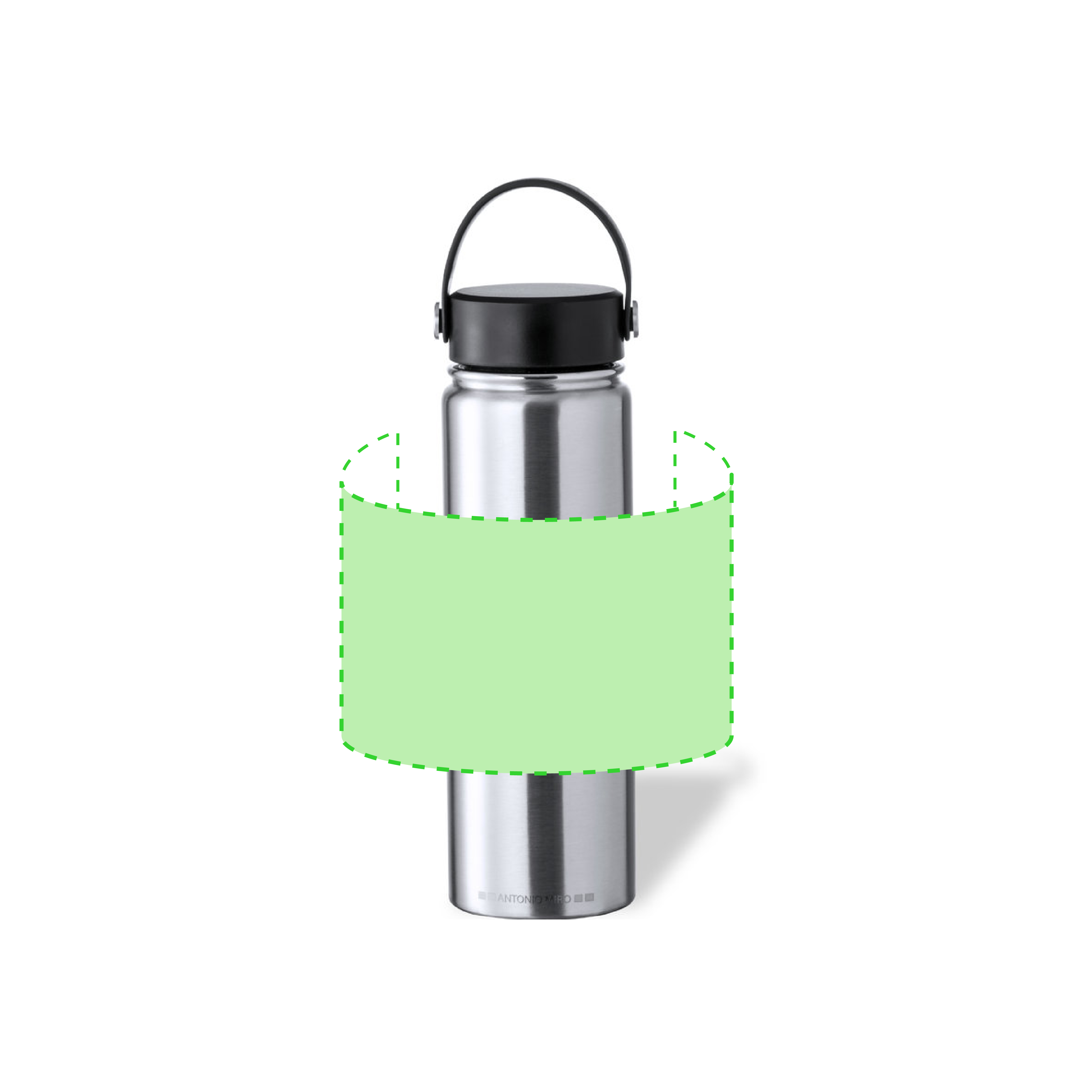 Bidón térmico industrial de acero inoxidable 650 ml