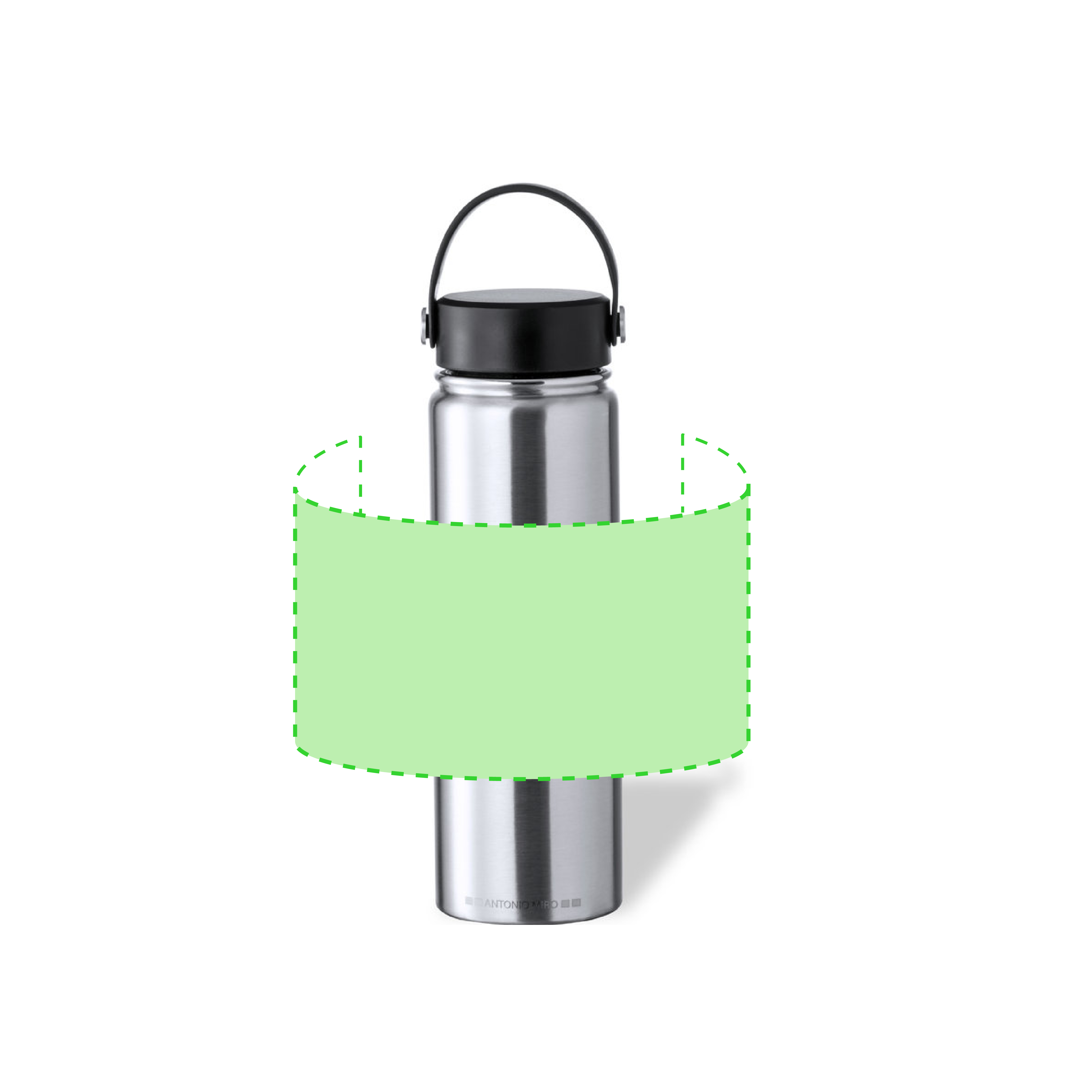 Bidón térmico industrial de acero inoxidable 650 ml