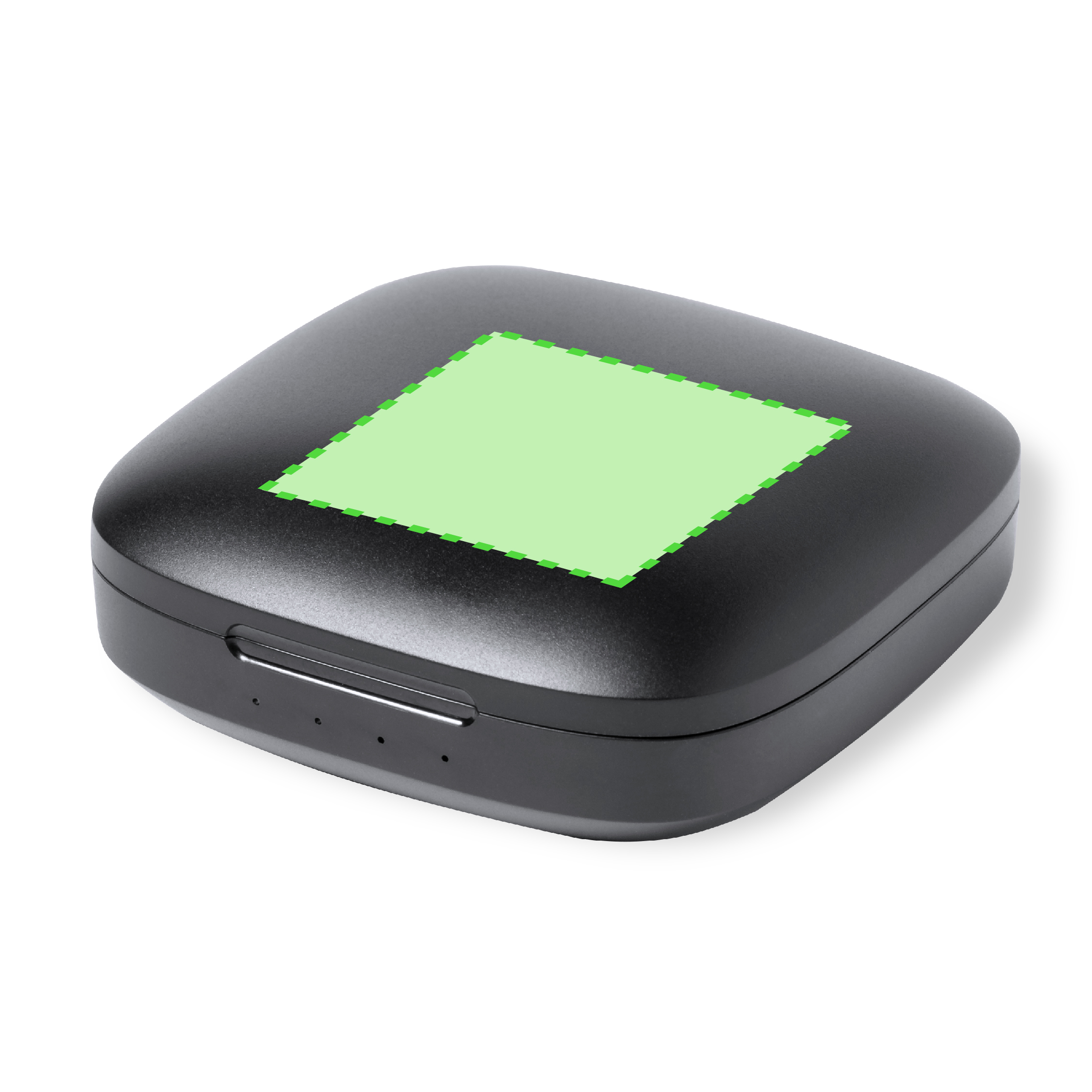 Auriculares Bluetooth 5.0 Antonio Miró en negro mate con base carga a juego, táctil y diseño premium