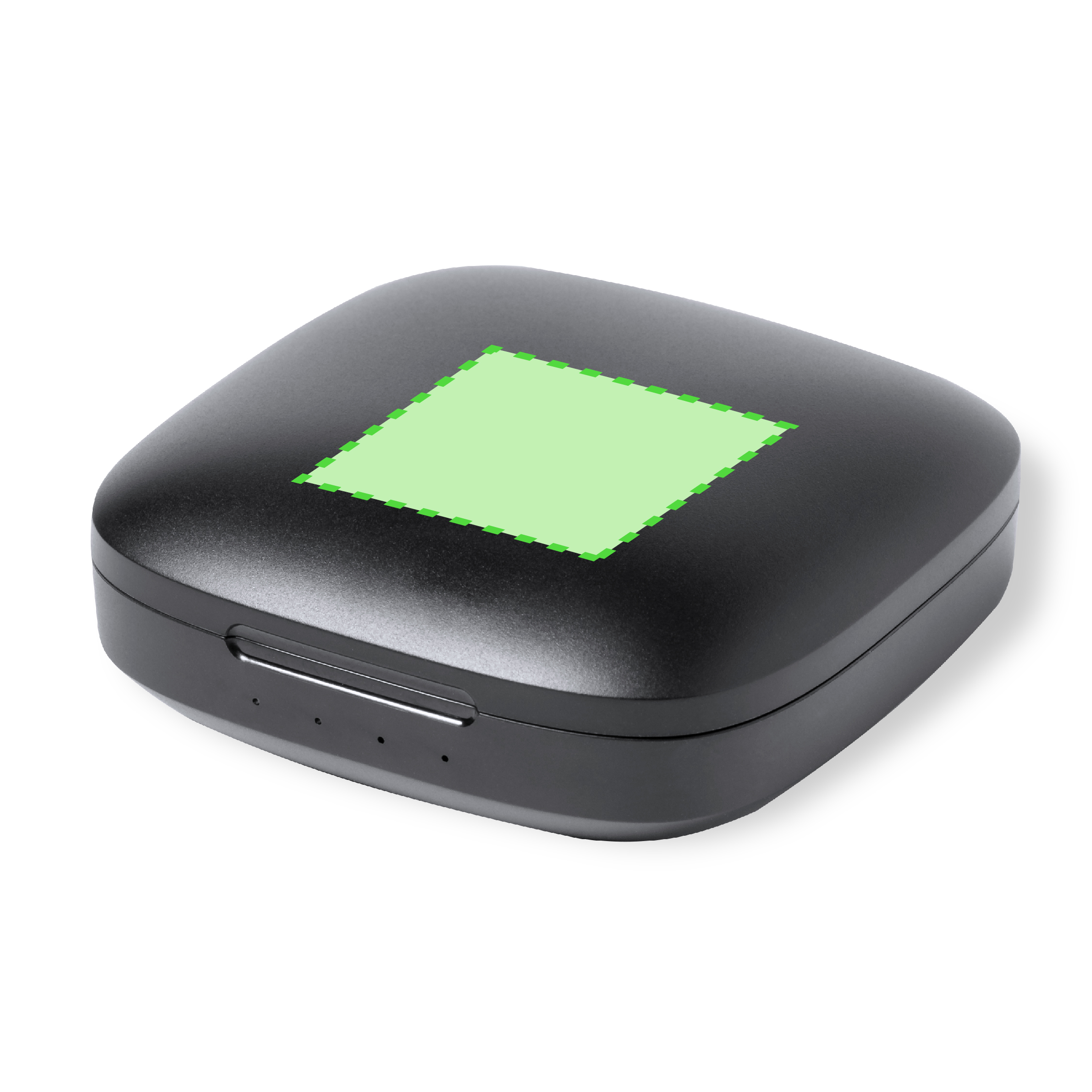 Auriculares Bluetooth 5.0 Antonio Miró en negro mate con base carga a juego, táctil y diseño premium