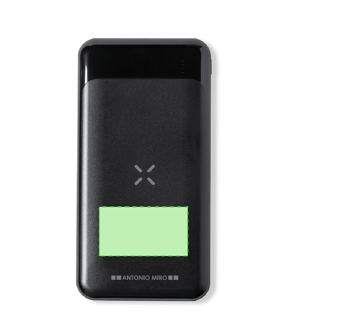 Powerbank compacto de 5000 mAh con múltiples salidas de carga