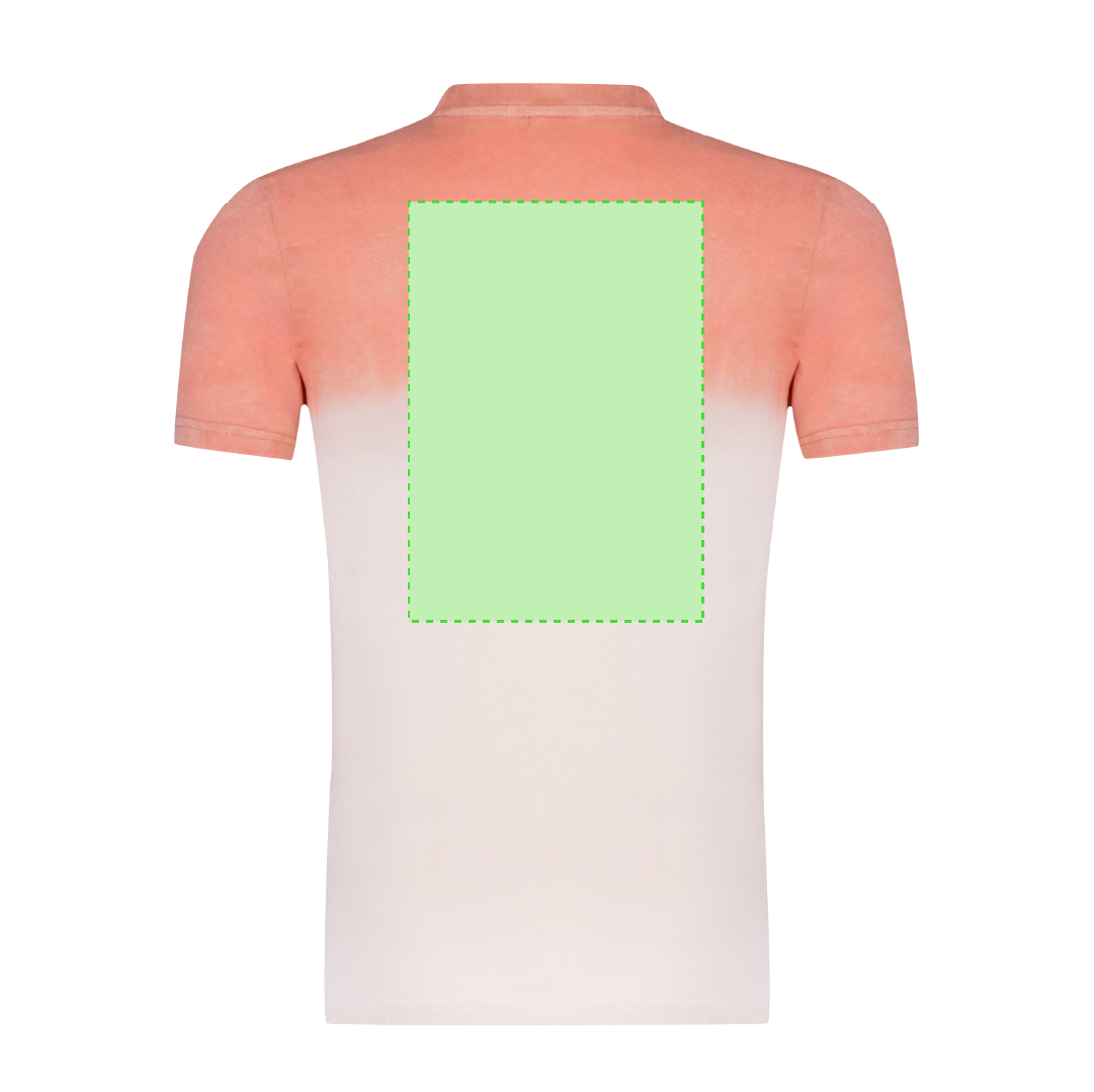 Camiseta Nimo adulto — 100% algodón Ring Spun 150 g/m² bicolor con efecto lavado y tintado en prenda único e irrepetible