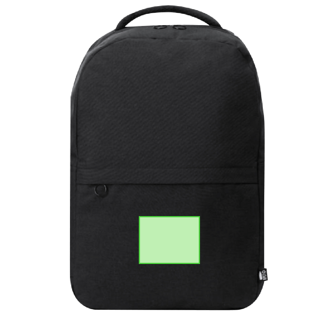Mochila de negocios de RPET 600D con estación de carga USB y portátil 15