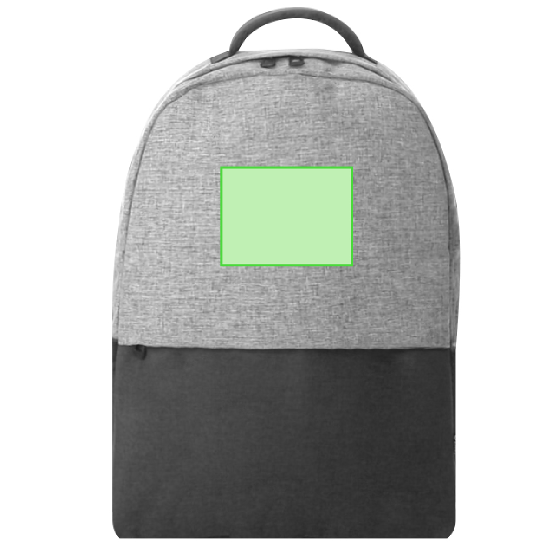 Mochila bicolor de RPET 600D con portátil 15