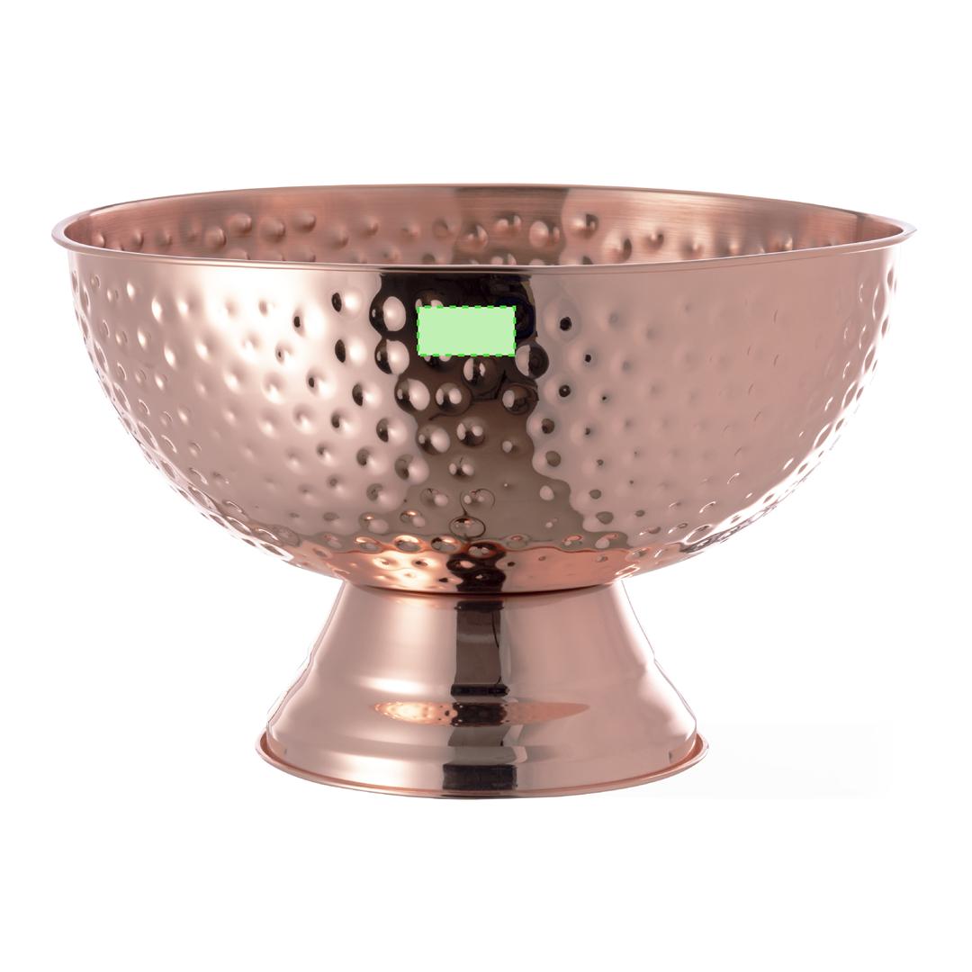 Champanera de acero inoxidable con acabado cobre galvanizado brillo 8,5 L
