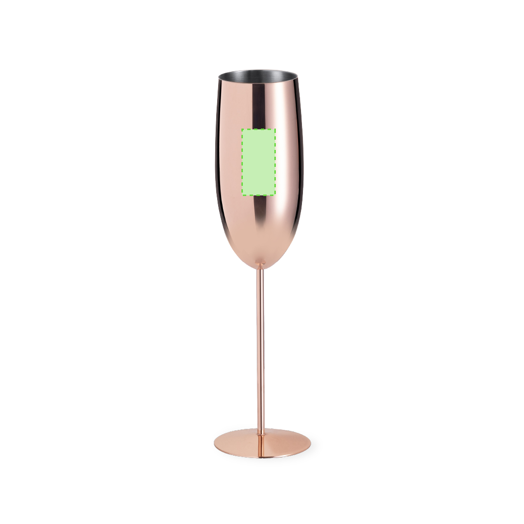 Set de 2 copas de acero inoxidable para cóctel 270 ml