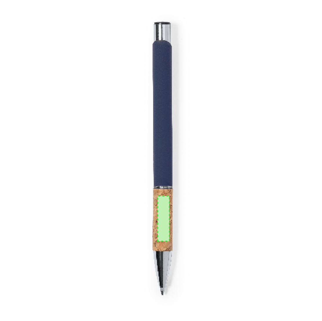 Bolígrafo de aluminio de pulsador ergonómico