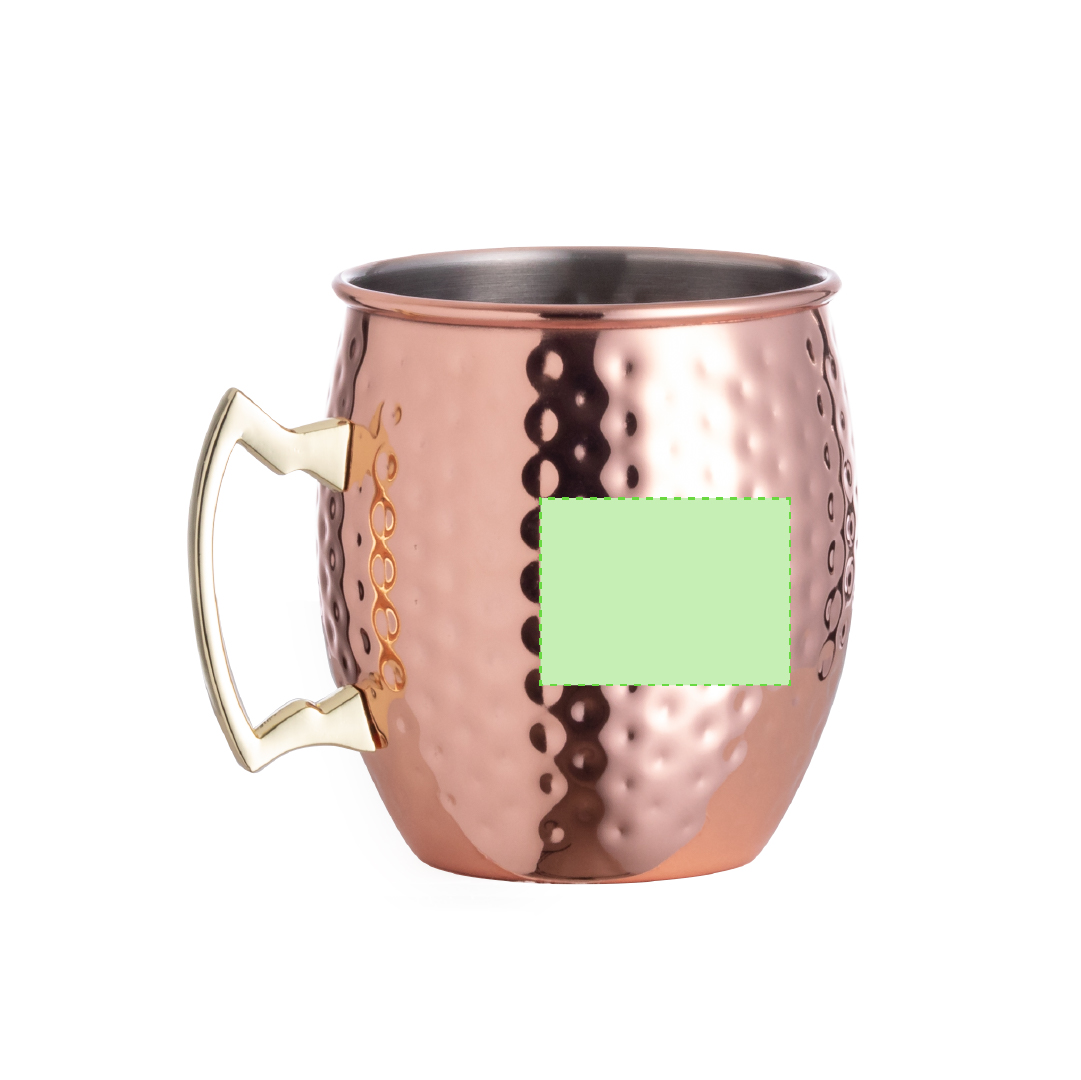 Taza de acero inoxidable de medio litro 500 ml
