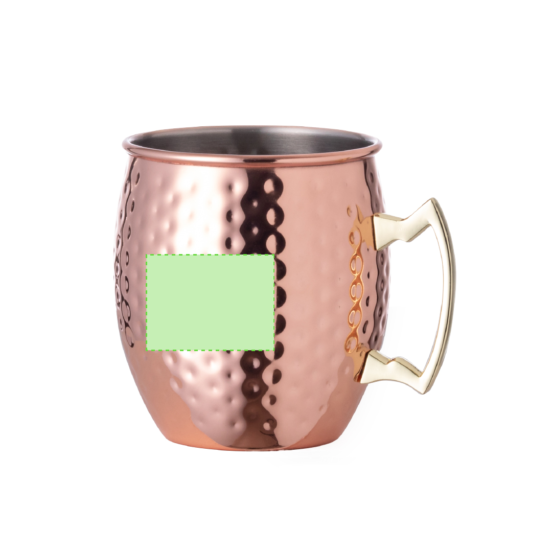 Taza de acero inoxidable de medio litro 500 ml