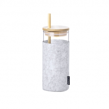 Vaso de borosilicato con funda 450 ml