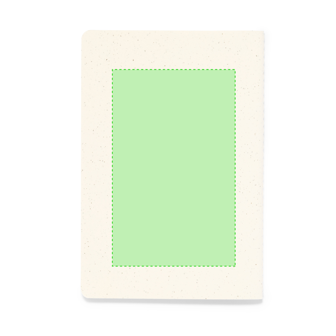 Libreta básica de cartón reciclado con 60 hojas