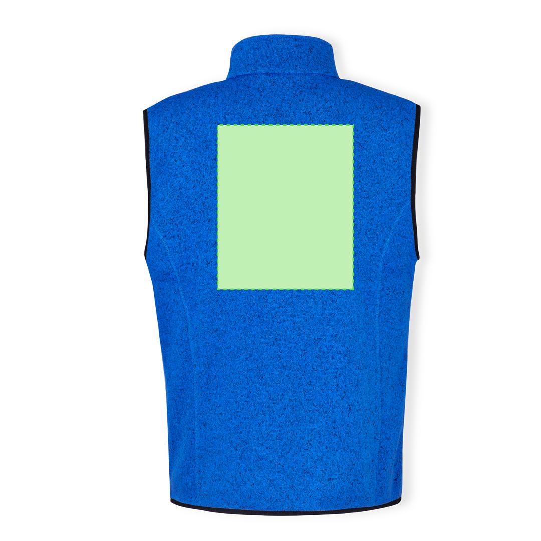 Chaleco Anderson adulto polar fleece anti-pilling bitono — 280 g/m², diseño bitono, bolsillos laterales + bolsillo pecho, cremalleras reforzadas y costuras laterales