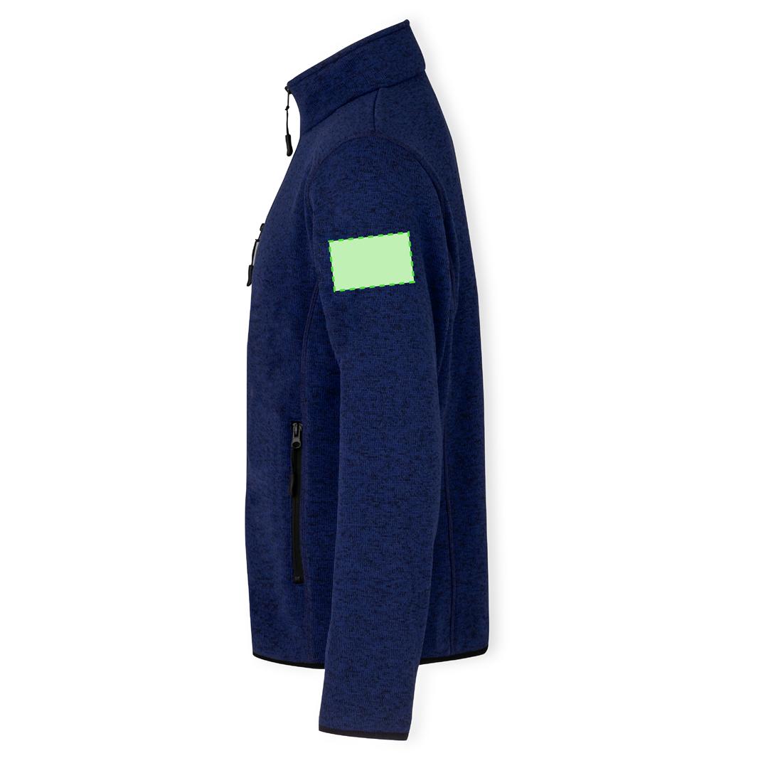 Chaqueta Blossom adulto polar fleece anti-pilling bitono — 280 g/m², diseño bitono, bolsillos laterales + bolsillo pecho, cremalleras reforzadas y costuras laterales