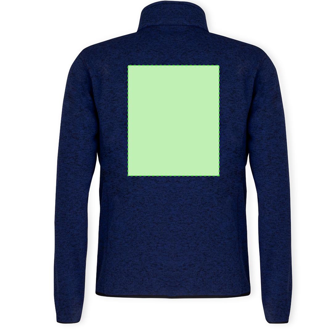 Chaqueta Blossom adulto polar fleece anti-pilling bitono — 280 g/m², diseño bitono, bolsillos laterales + bolsillo pecho, cremalleras reforzadas y costuras laterales