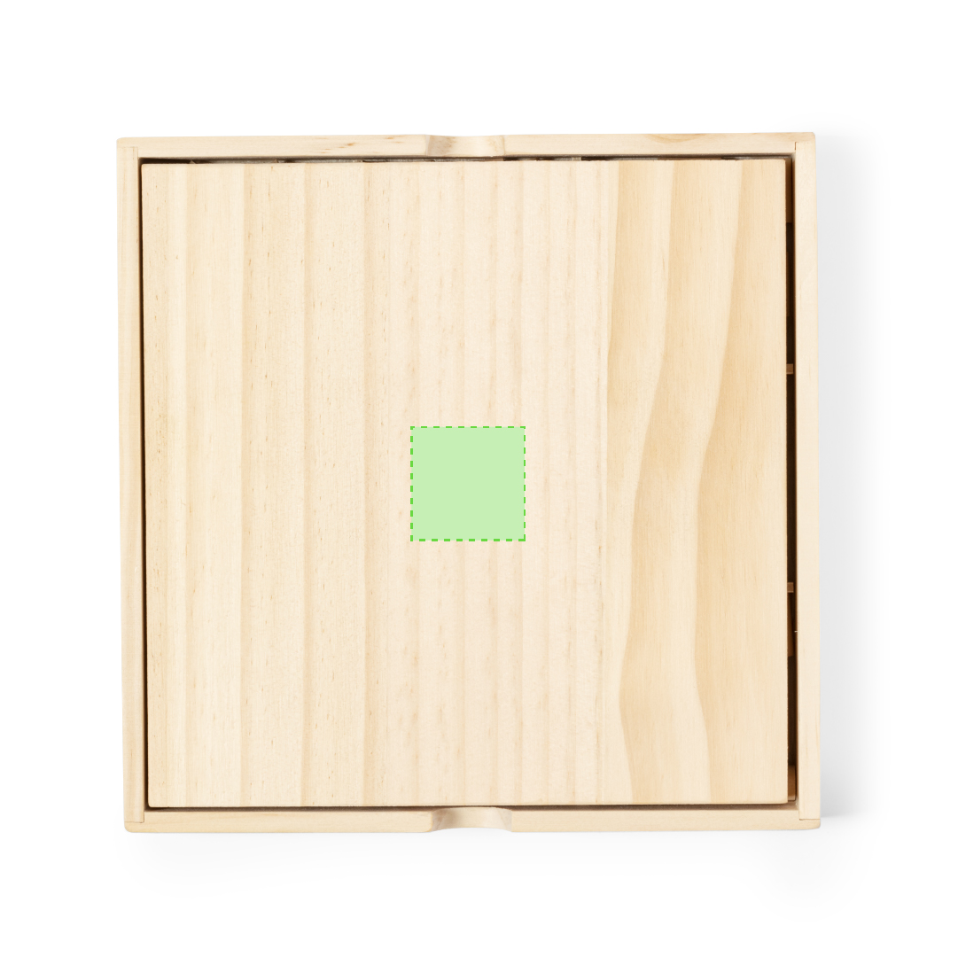 Juego sudoku de madera con 81 fichas numeradas y 10 cartas en estuche