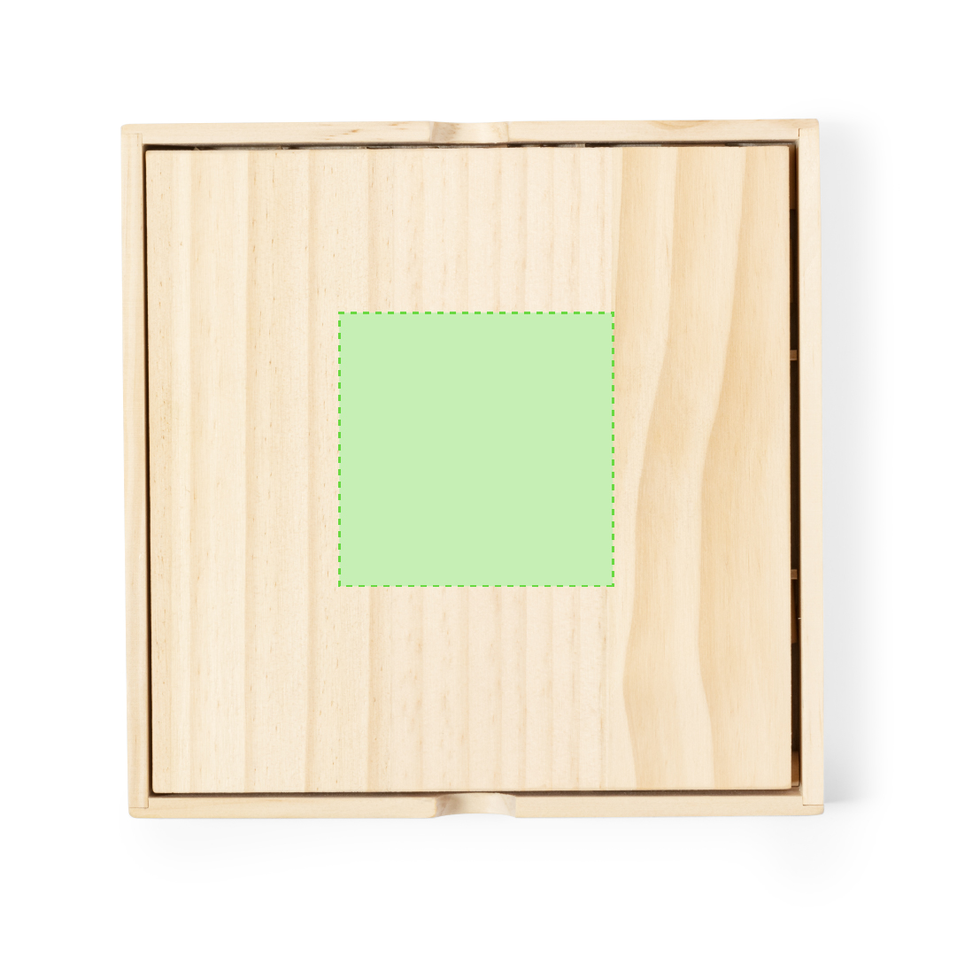 Juego sudoku de madera con 81 fichas numeradas y 10 cartas en estuche