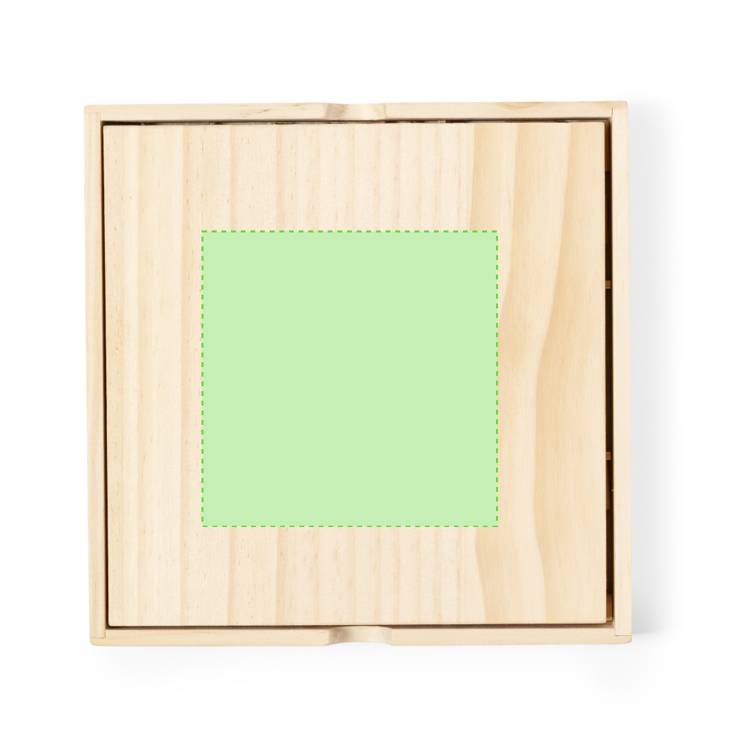 Juego sudoku de madera con 81 fichas numeradas y 10 cartas en estuche