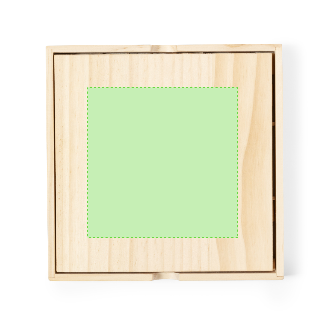 Juego sudoku de madera con 81 fichas numeradas y 10 cartas en estuche