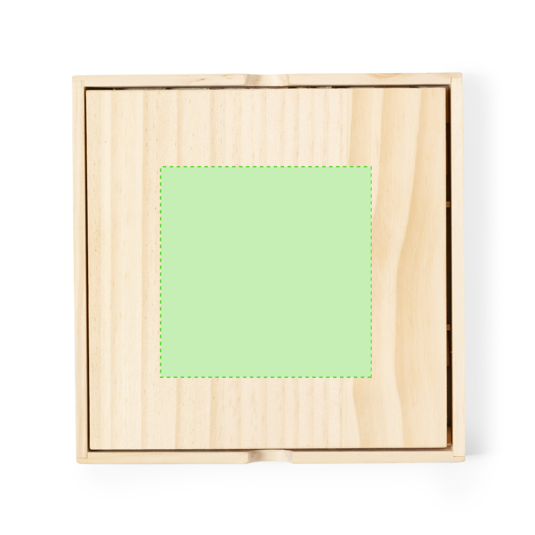 Juego sudoku de madera con 81 fichas numeradas y 10 cartas en estuche