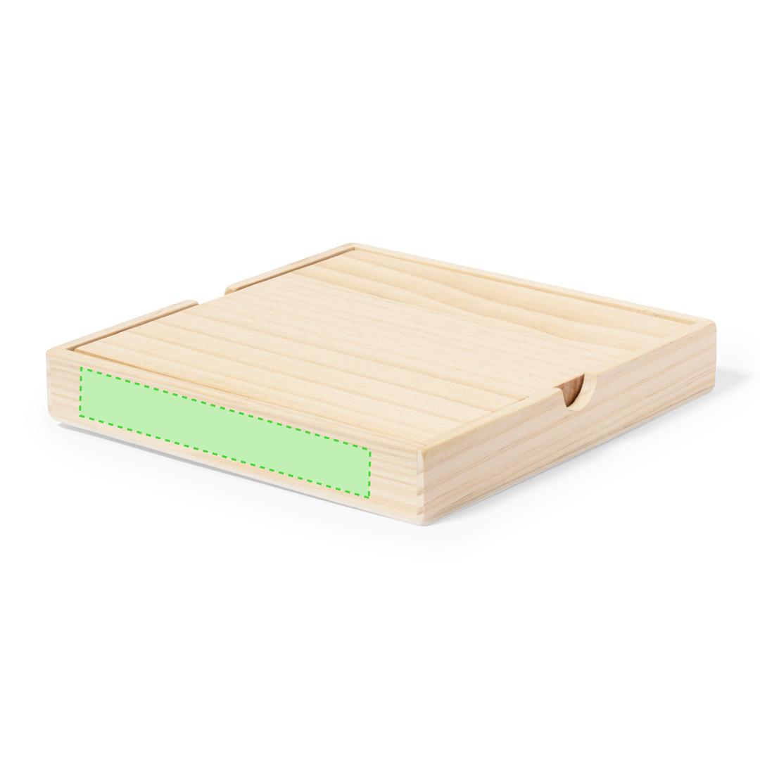 Juego sudoku de madera con 81 fichas numeradas y 10 cartas en estuche