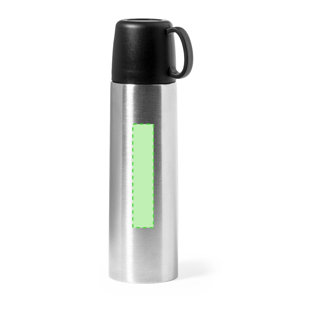 Termo compacto con doble taza de viaje 500 ml