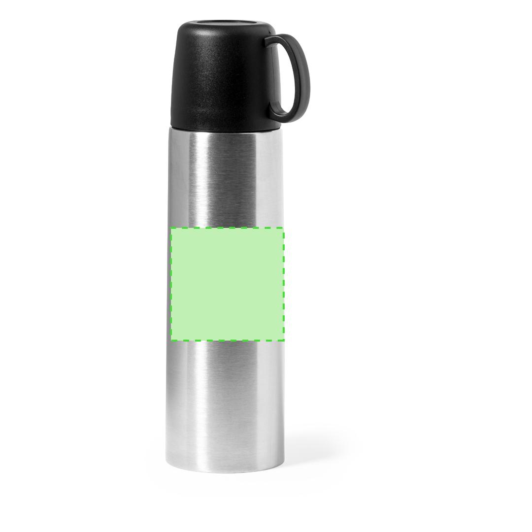 Termo compacto con doble taza de viaje 500 ml