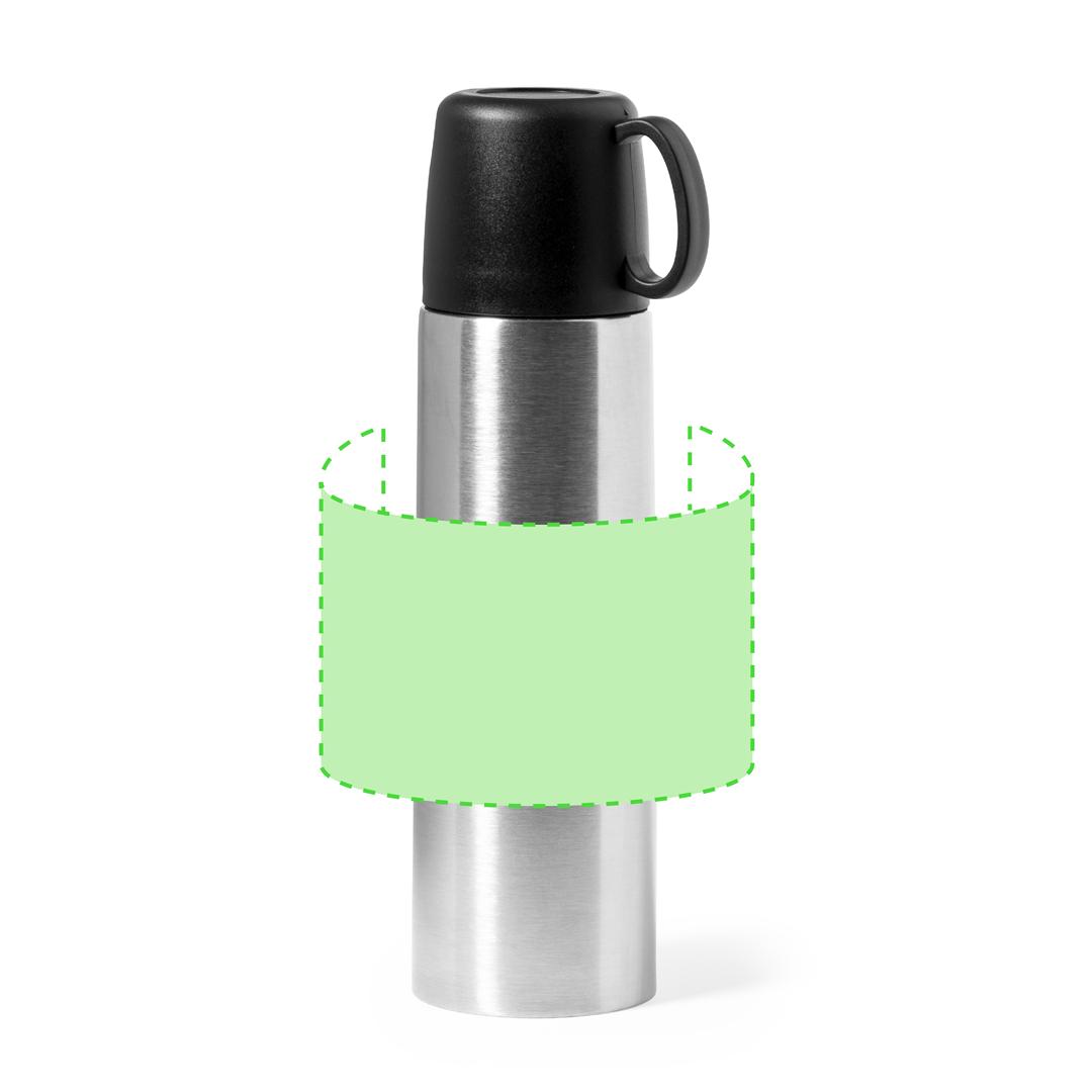 Termo compacto con doble taza de viaje 500 ml