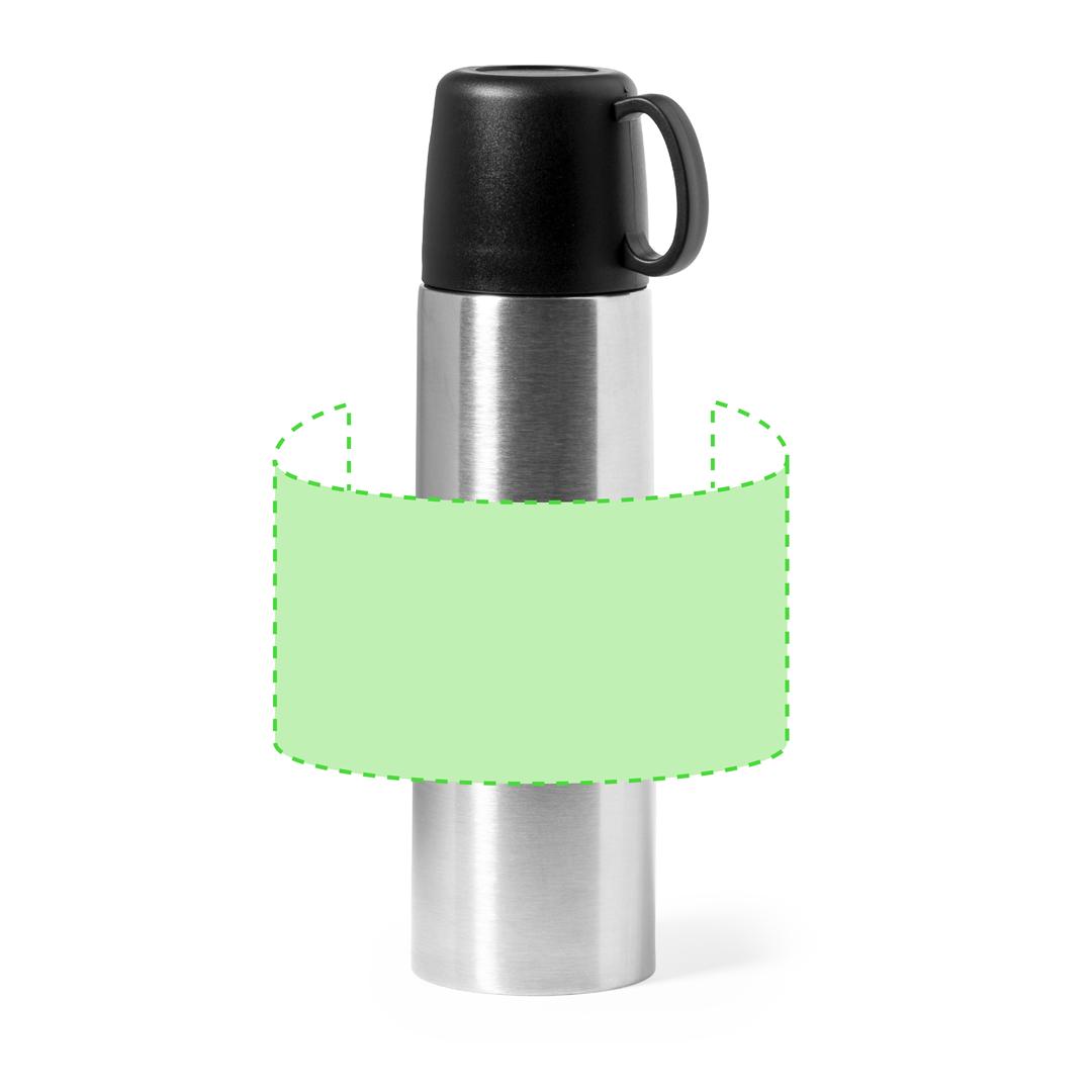 Termo compacto con doble taza de viaje 500 ml