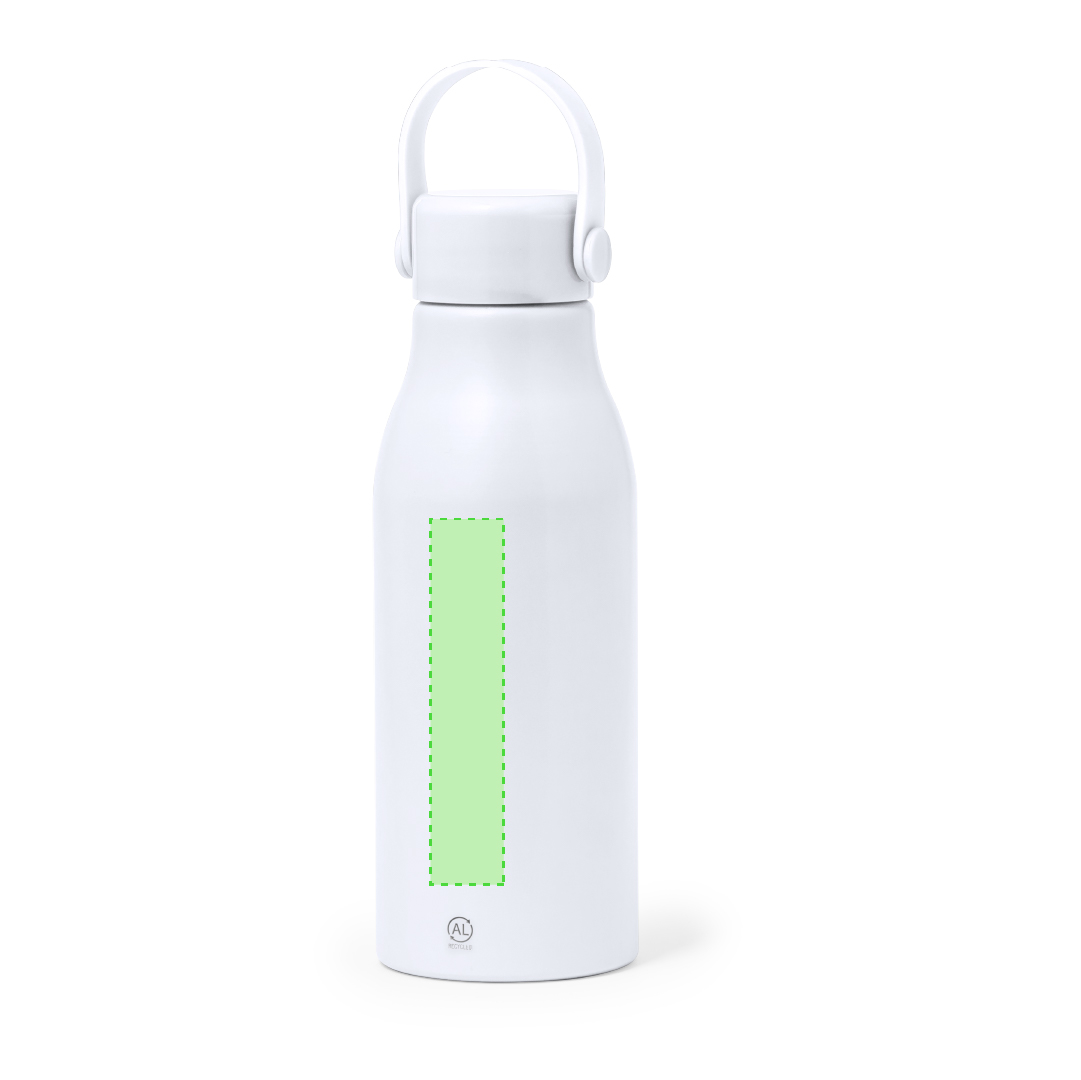 Bidón cilíndrico clásico de aluminio reciclado 700 ml