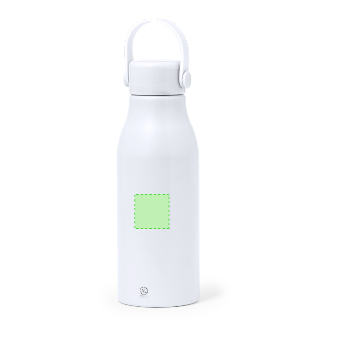Bidón cilíndrico clásico de aluminio reciclado 700 ml