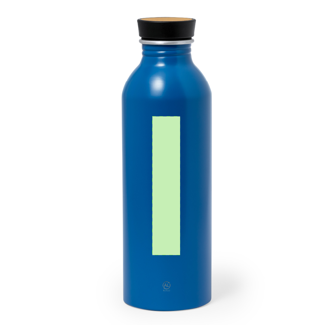 Bidón eco de aluminio reciclado y bambú 550 ml