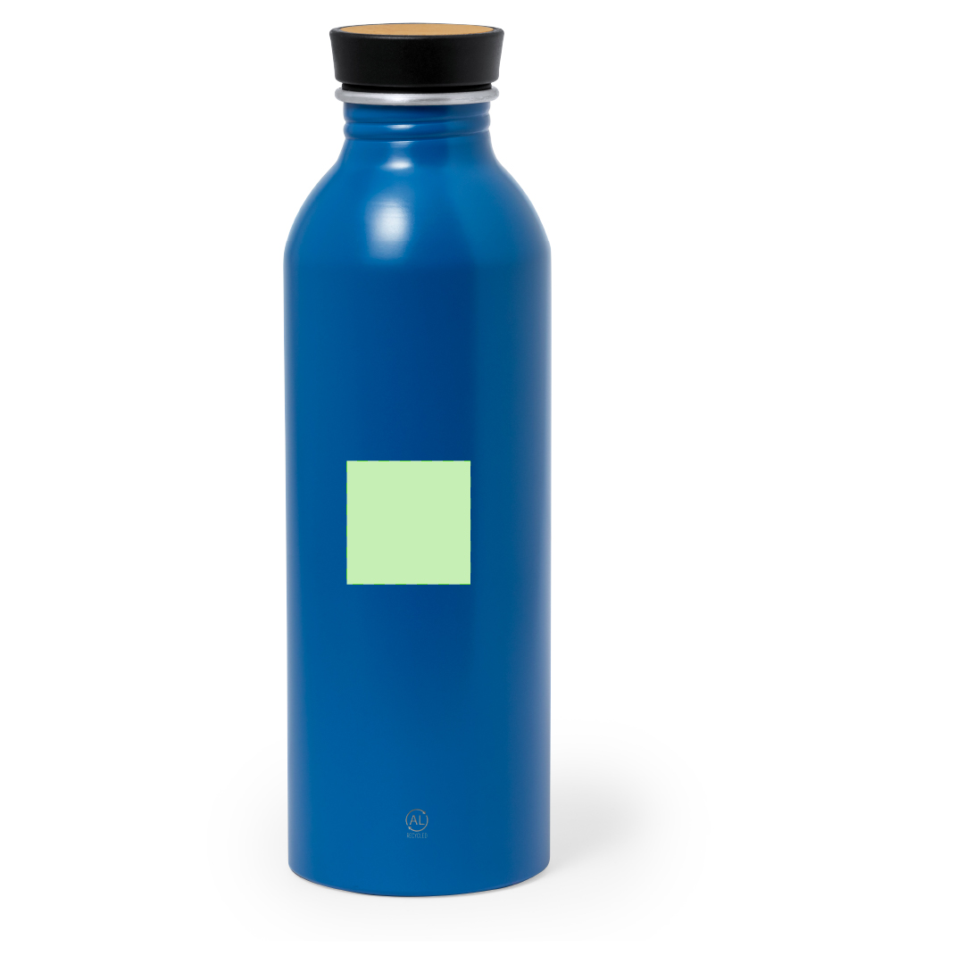 Bidón eco de aluminio reciclado y bambú 550 ml