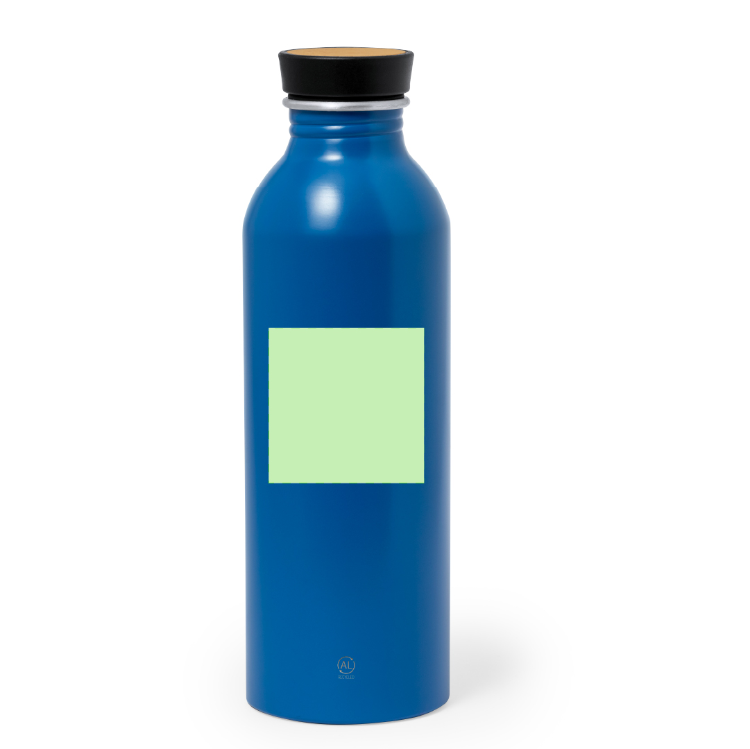 Bidón eco de aluminio reciclado y bambú 550 ml