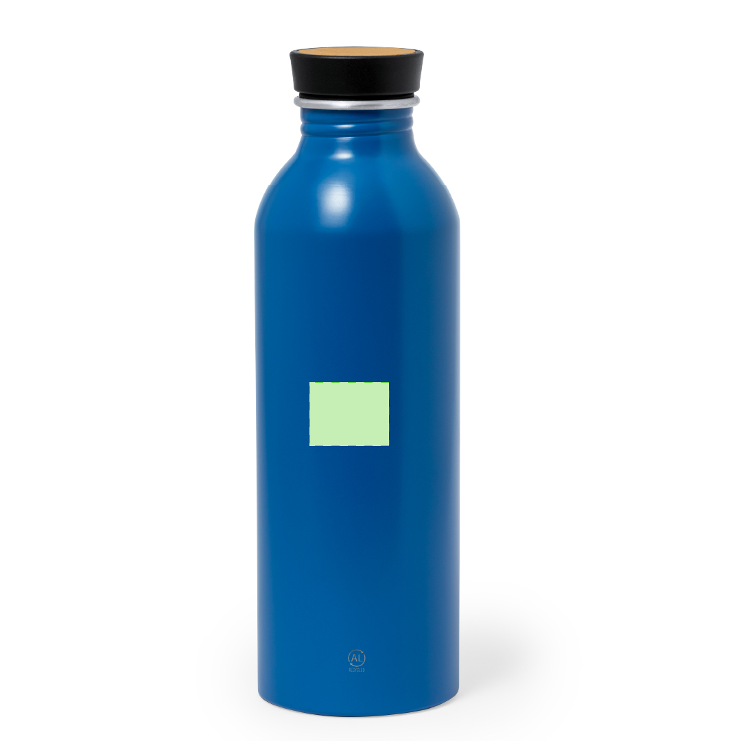 Bidón eco de aluminio reciclado y bambú 550 ml